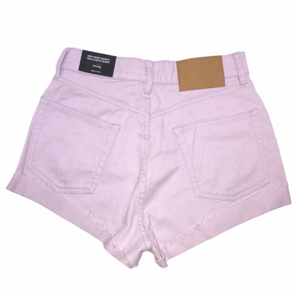 Women’s H&M Divided Light Purple High Waist Denim Shorts - Picture 3 of 5